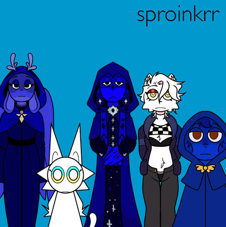31 Aug 2025 - 3 Fullbodies + 2 Simple shaped - Coloured - Fanart